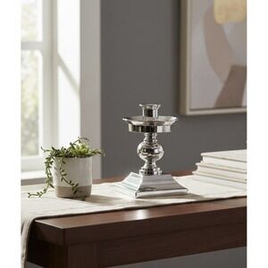 Waterford Crystal Metal Weighted Base Only Silver Plated Polished Traditional